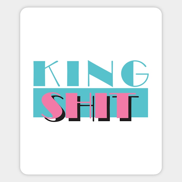 miami vice kingshit designs atlanta Magnet by KingShit